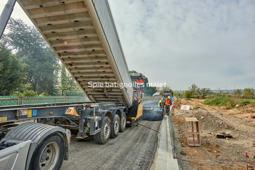 Photo SPIE BATIGNOLLES / MALET - VRD Enrobes